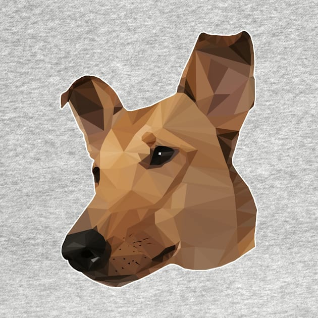 Shorthair Collie Low Poly by AikasHeaven